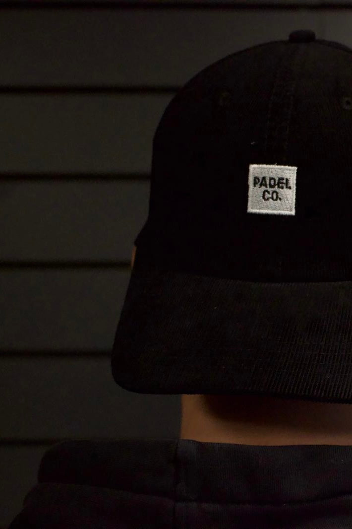 Padel CO. Corduroy Cap (Black)