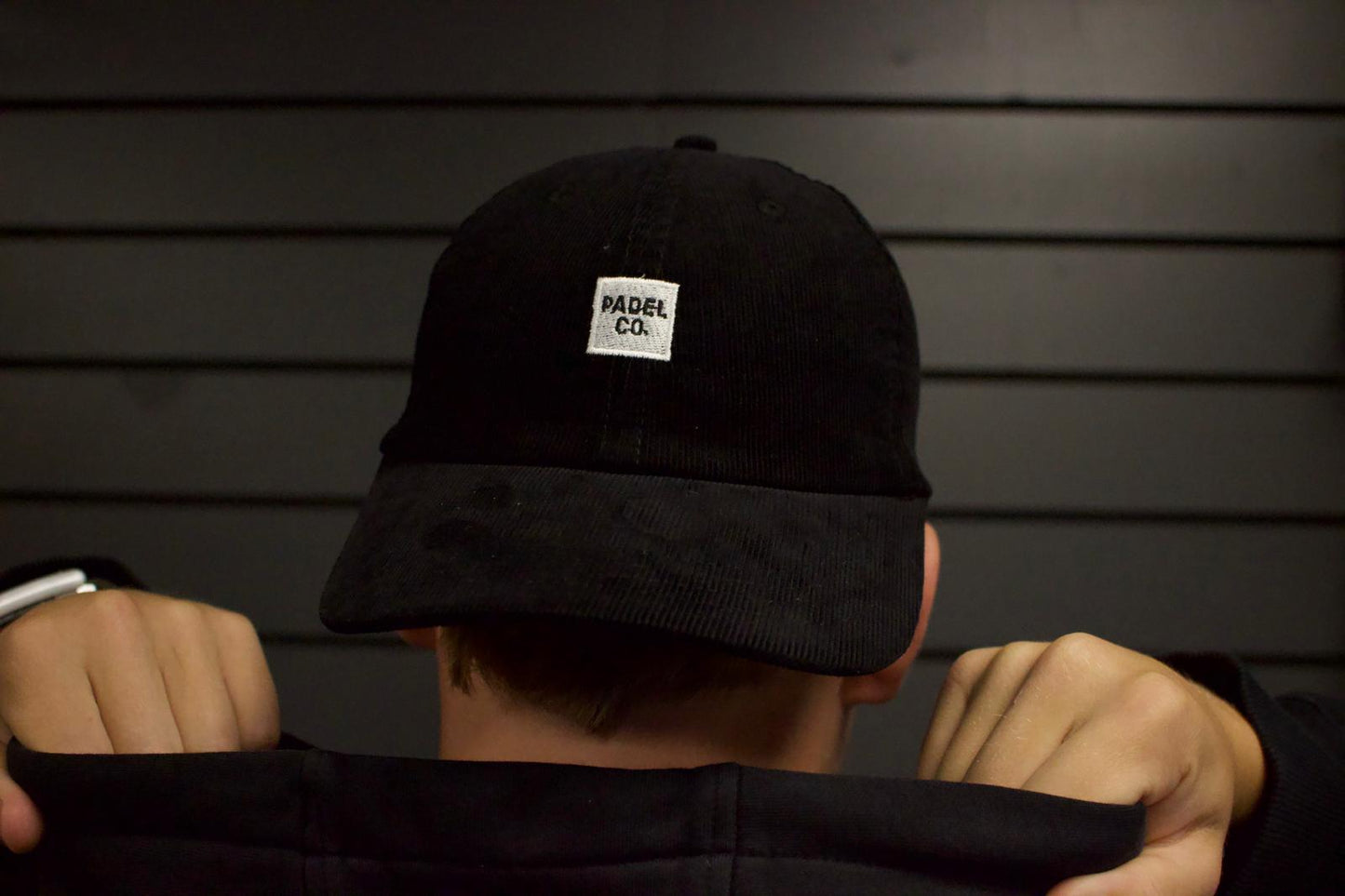 Padel CO. Corduroy Cap (Black)