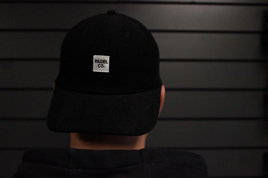 Padel CO. Corduroy Cap (Black)